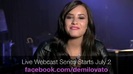 Demi Lovato - Live Webcast Series 011