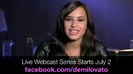 Demi Lovato - Live Webcast Series 014