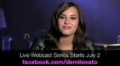 Demi Lovato - Live Webcast Series 030