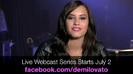 Demi Lovato - Live Webcast Series 037