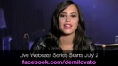 Demi Lovato - Live Webcast Series 038