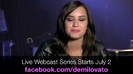 Demi Lovato - Live Webcast Series 040