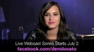 Demi Lovato - Live Webcast Series 044