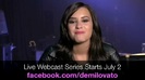 Demi Lovato - Live Webcast Series 050