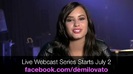 Demi Lovato - Live Webcast Series 053