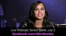 Demi Lovato - Live Webcast Series 057
