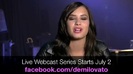 Demi Lovato - Live Webcast Series 059