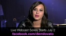 Demi Lovato - Live Webcast Series 067