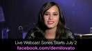Demi Lovato - Live Webcast Series 083