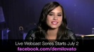 Demi Lovato - Live Webcast Series 091