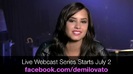 Demi Lovato - Live Webcast Series 092