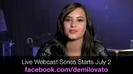 Demi Lovato - Live Webcast Series 098