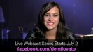 Demi Lovato - Live Webcast Series 109