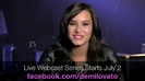 Demi Lovato - Live Webcast Series 110