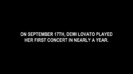 Demi Lovato - Remember December (Live in New York - fan video) 021