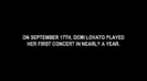 Demi Lovato - Remember December (Live in New York - fan video) 025