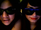 demi lovato and selena gomez with SPECIAL GUEST!!! 073