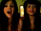 demi lovato and selena gomez with SPECIAL GUEST!!! 239