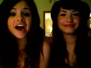 demi lovato and selena gomez with SPECIAL GUEST!!! 241