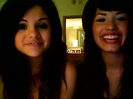 demi lovato and selena gomez with SPECIAL GUEST!!! 254