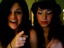 demi lovato and selena gomez with SPECIAL GUEST!!! 712