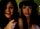 demi lovato and selena gomez with SPECIAL GUEST!!! 716