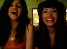 demi lovato and selena gomez with SPECIAL GUEST!!! 322