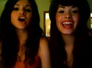demi lovato and selena gomez with SPECIAL GUEST!!! 757
