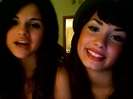 demi lovato and selena gomez with SPECIAL GUEST!!! 807