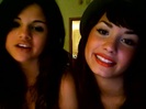demi lovato and selena gomez with SPECIAL GUEST!!! 808