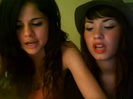 demi lovato and selena gomez with SPECIAL GUEST!!! 1934