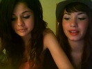 demi lovato and selena gomez with SPECIAL GUEST!!! 1968