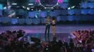 Justin Bieber flirting with Selena Gomez at MMVA's+JB and Drake tie at an AWARD 050