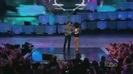 Justin Bieber flirting with Selena Gomez at MMVA's+JB and Drake tie at an AWARD 052