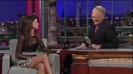 Selena Gomez Interview on David Letterman 066