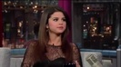 Selena Gomez Interview on David Letterman 096
