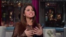 Selena Gomez Interview on David Letterman 111