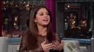 Selena Gomez Interview on David Letterman 112