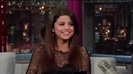 Selena Gomez Interview on David Letterman 158
