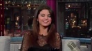 Selena Gomez Interview on David Letterman 163