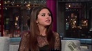 Selena Gomez Interview on David Letterman 260