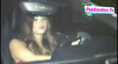 Demi Lovato In Hot Pink Dress Honks Horn (318)