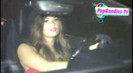 Demi Lovato In Hot Pink Dress Honks Horn (321)