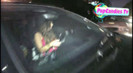 Demi Lovato In Hot Pink Dress Honks Horn (330)
