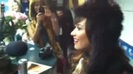 Demi on Kiss FM rocking her new hat (17)