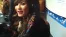 Demi on Kiss FM rocking her new hat (22)