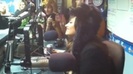 Demi on Kiss FM rocking her new hat (49)