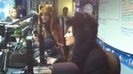 Demi on Kiss FM rocking her new hat (86)