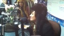 Demi on Kiss FM rocking her new hat (107)