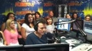 Demi on Kiss FM rocking her new hat (126)